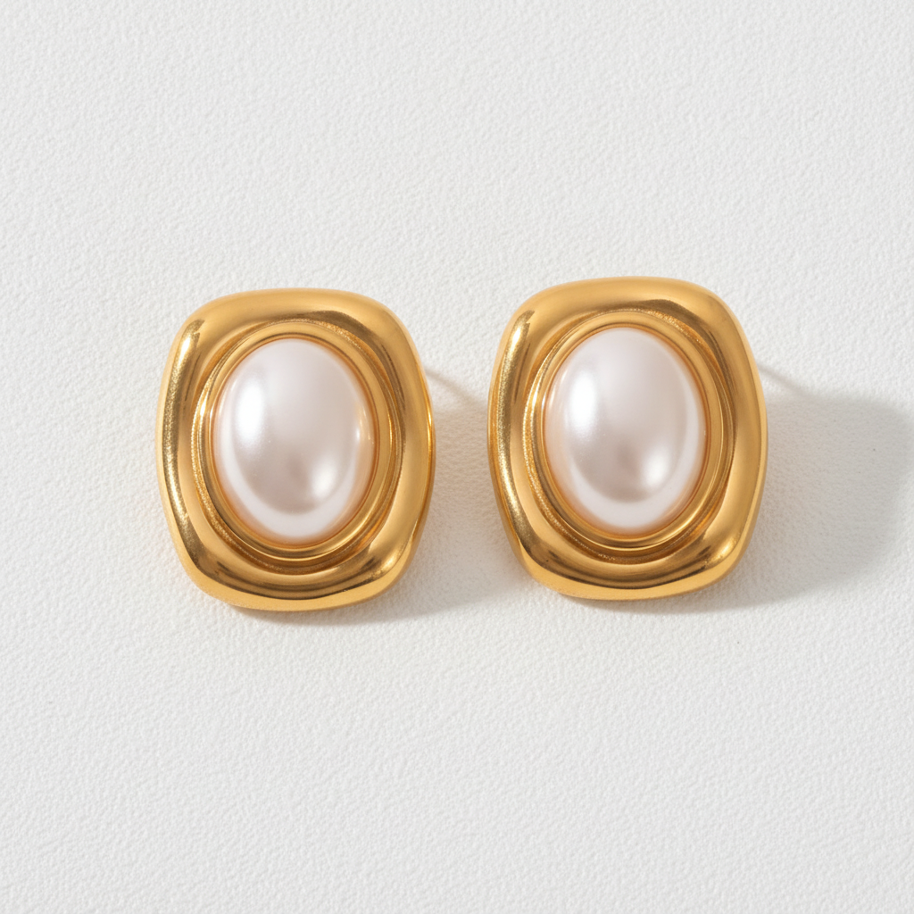 Vesper Vintage Stud Earrings