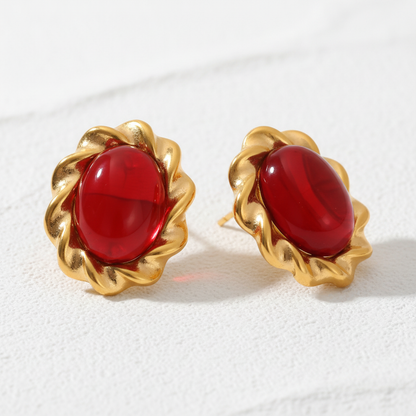Vesper Vintage Stud Earrings