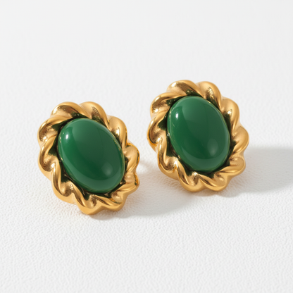 Vesper Vintage Stud Earrings