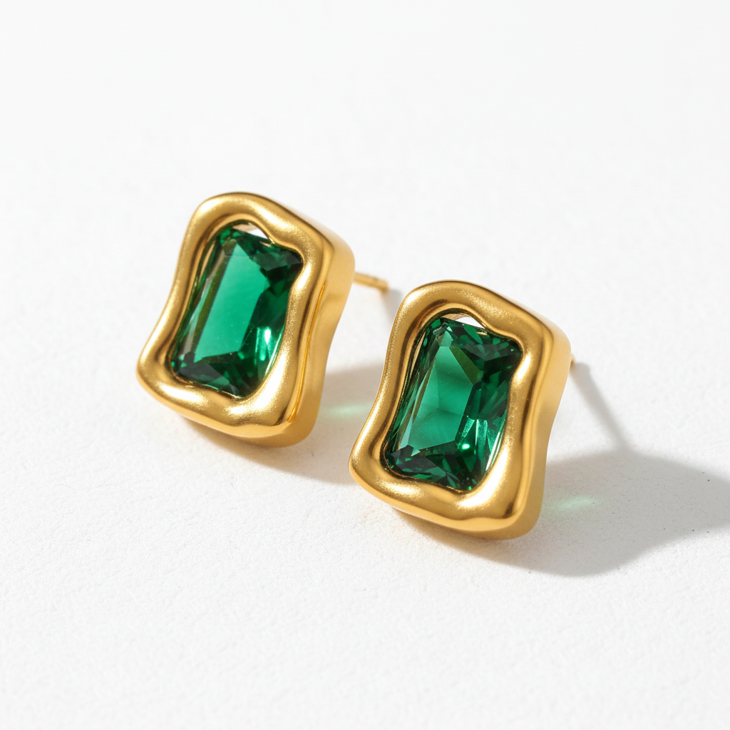 Vesper Vintage Stud Earrings