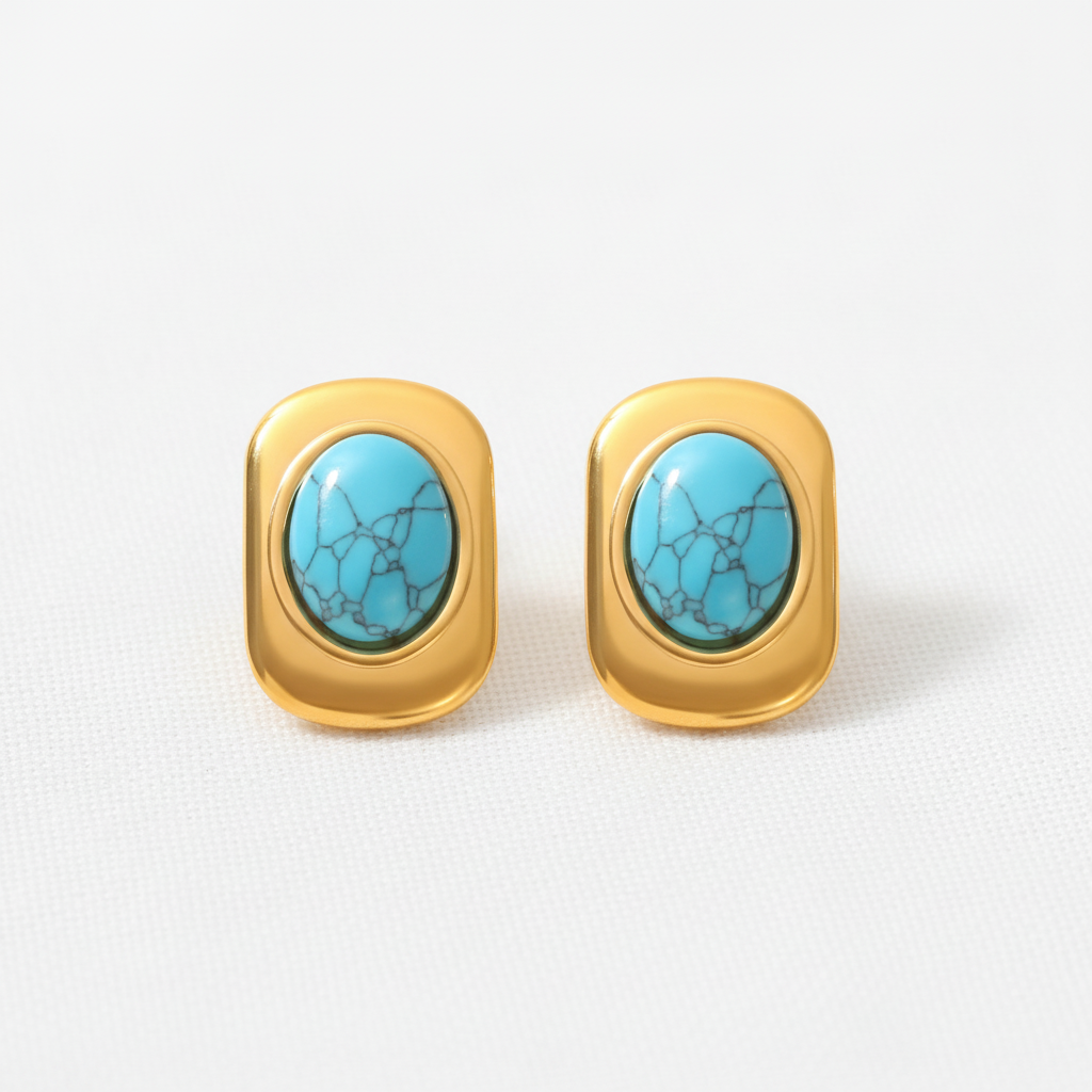 Vesper Vintage Stud Earrings