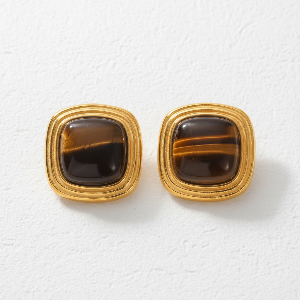 Vesper Vintage Stud Earrings