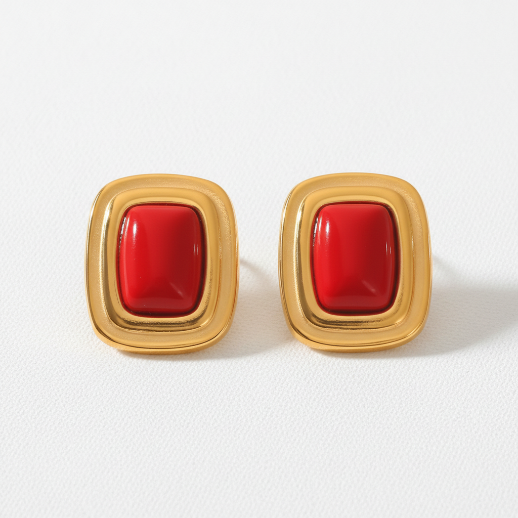 Vesper Vintage Stud Earrings