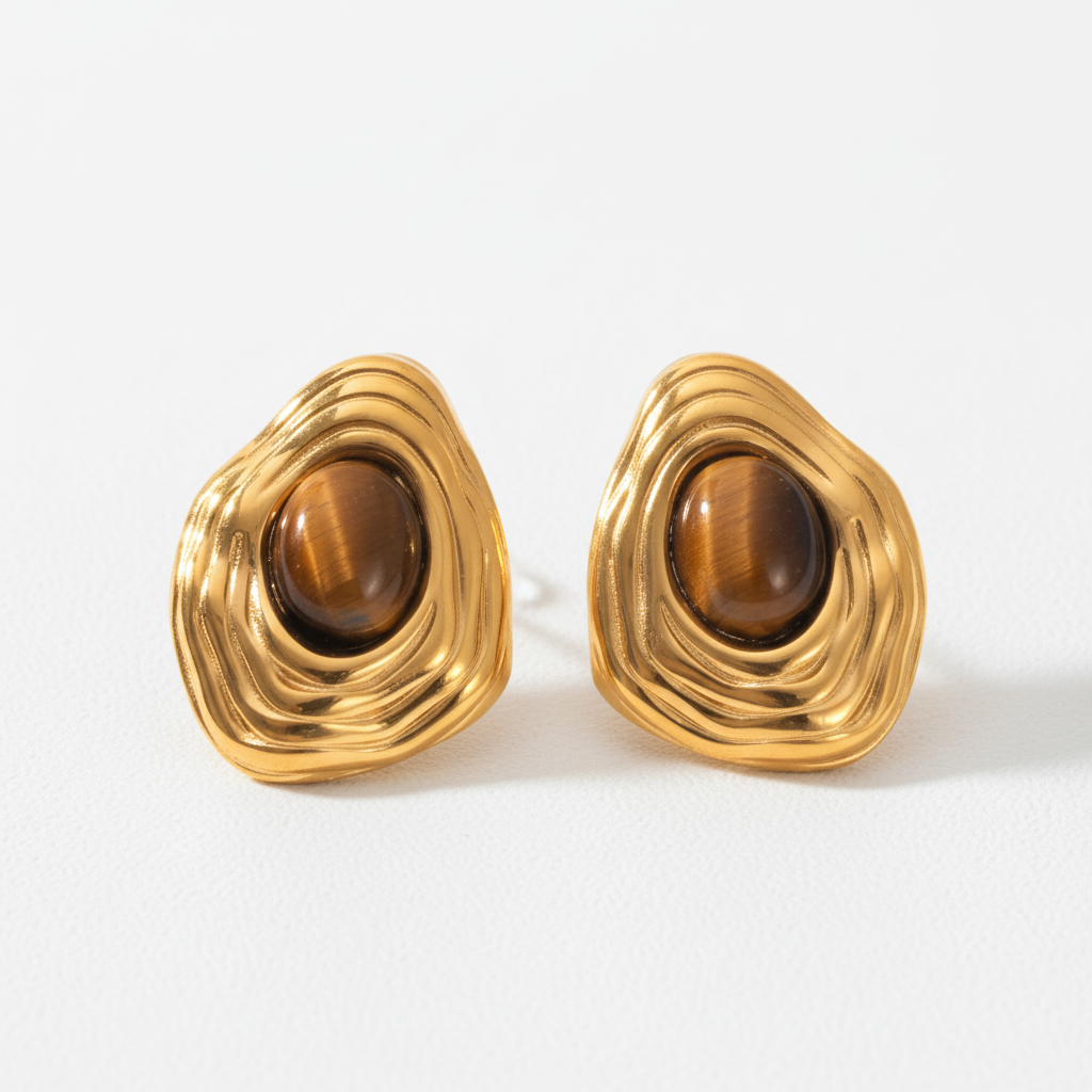 Vesper Vintage Stud Earrings