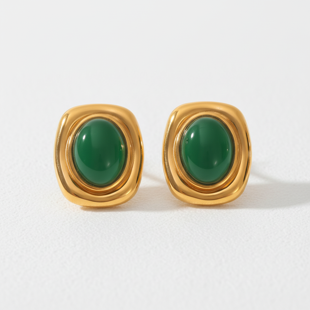 Vesper Vintage Stud Earrings