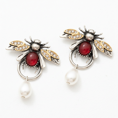 Cleo Vintage Bee Earrings