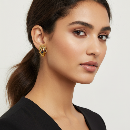 Aeria  Heirloom Stud Earrings