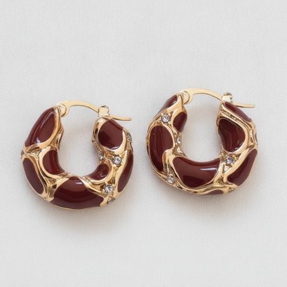 Lina Vintage Stone Drop Earring