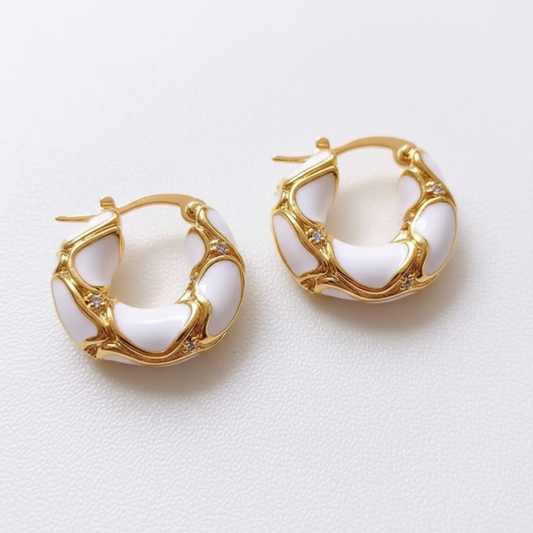 Lina Vintage Stone Drop Earring