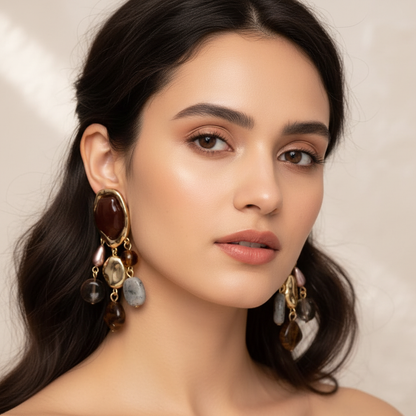 Nila Heirloom Stone Earrings