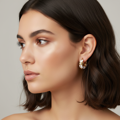 Lina Vintage Stone Drop Earring