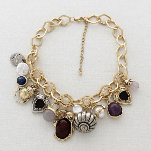 Sable Vintage Charm Necklace
