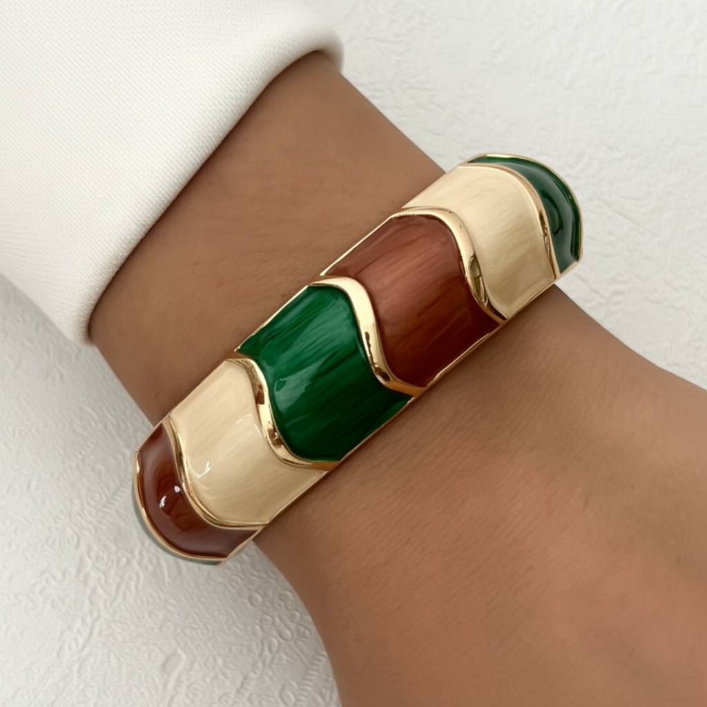Nova Enamel Bangle
