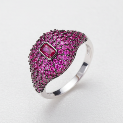 Rina Crystal Dome Ring