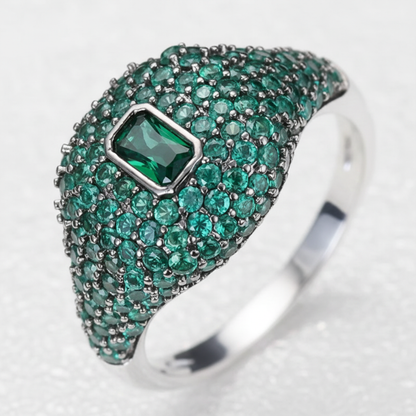 Rina Crystal Dome Ring