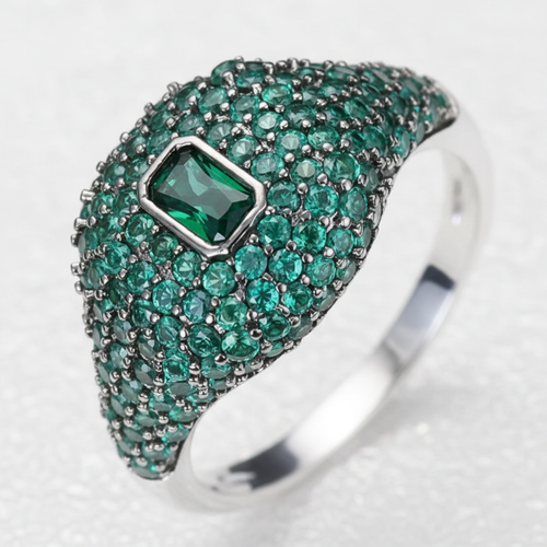 Rina Crystal Dome Ring