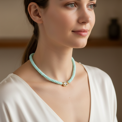 Ailin Vintage Beaded Choker