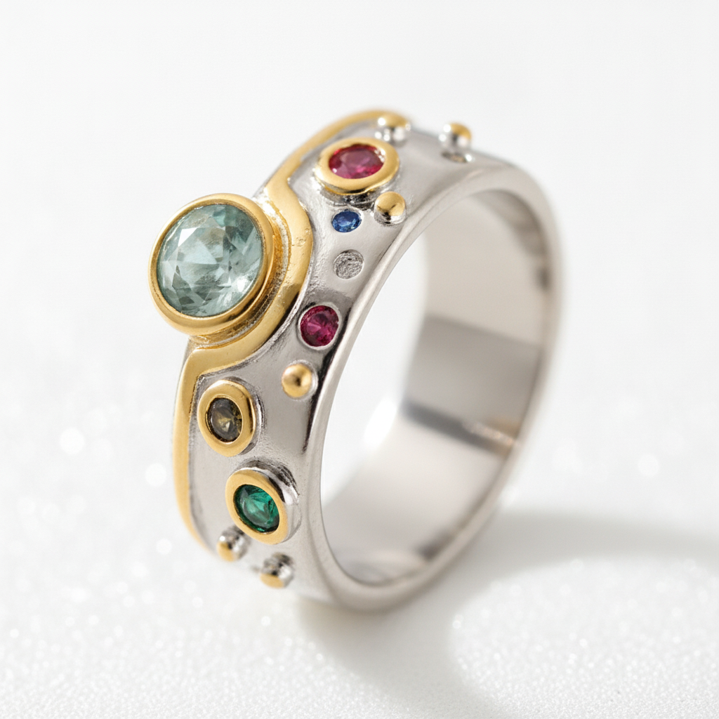 Aira Heirloom Mixed Gemstone Ring
