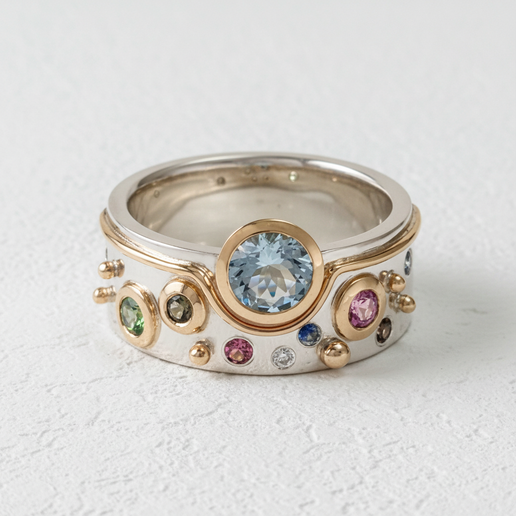 Aira Heirloom Mixed Gemstone Ring
