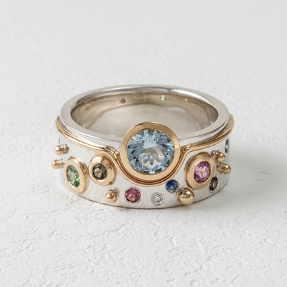 Aira Heirloom Mixed Gemstone Ring