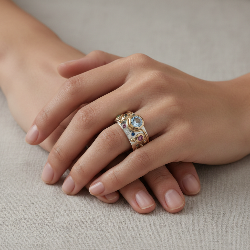 Aira Heirloom Mixed Gemstone Ring