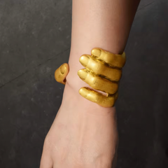 Sculpted Hand Bracelet